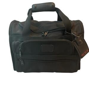 Tumi 0261D Black Ballistic Nylon Travel Satchel 15” Bag NWOT